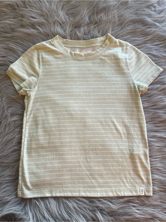 Abercrombie & Fitch Other - *SOLD*🐶Abercrombie & Fitch Kids Pale Green Stripe Short Sleeve Tee